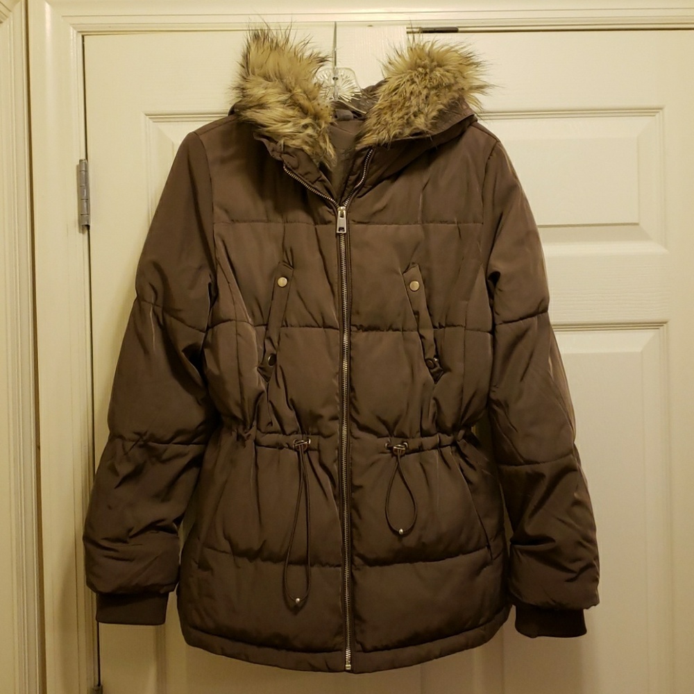 Light brown winter jacket